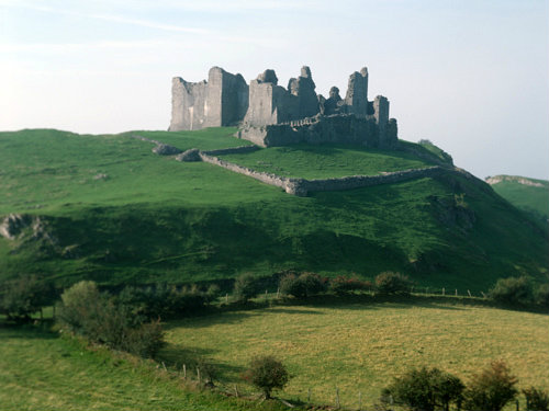 Carreg Cennen Castle, 13th century, Carmarthenshire, South Wales